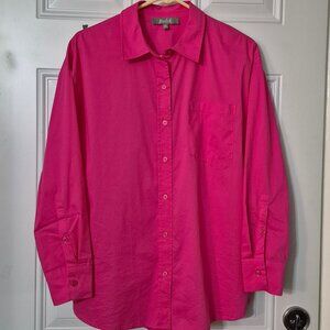 Blouse, Button front, Size M.